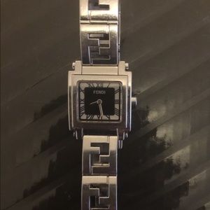 Authentic Fendi Monogram FF Zucca Logo Watch